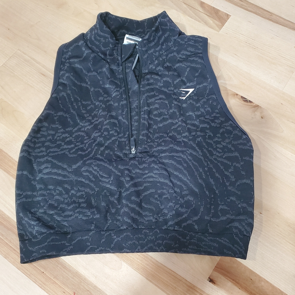 Gymshark Black Sleeveless Top